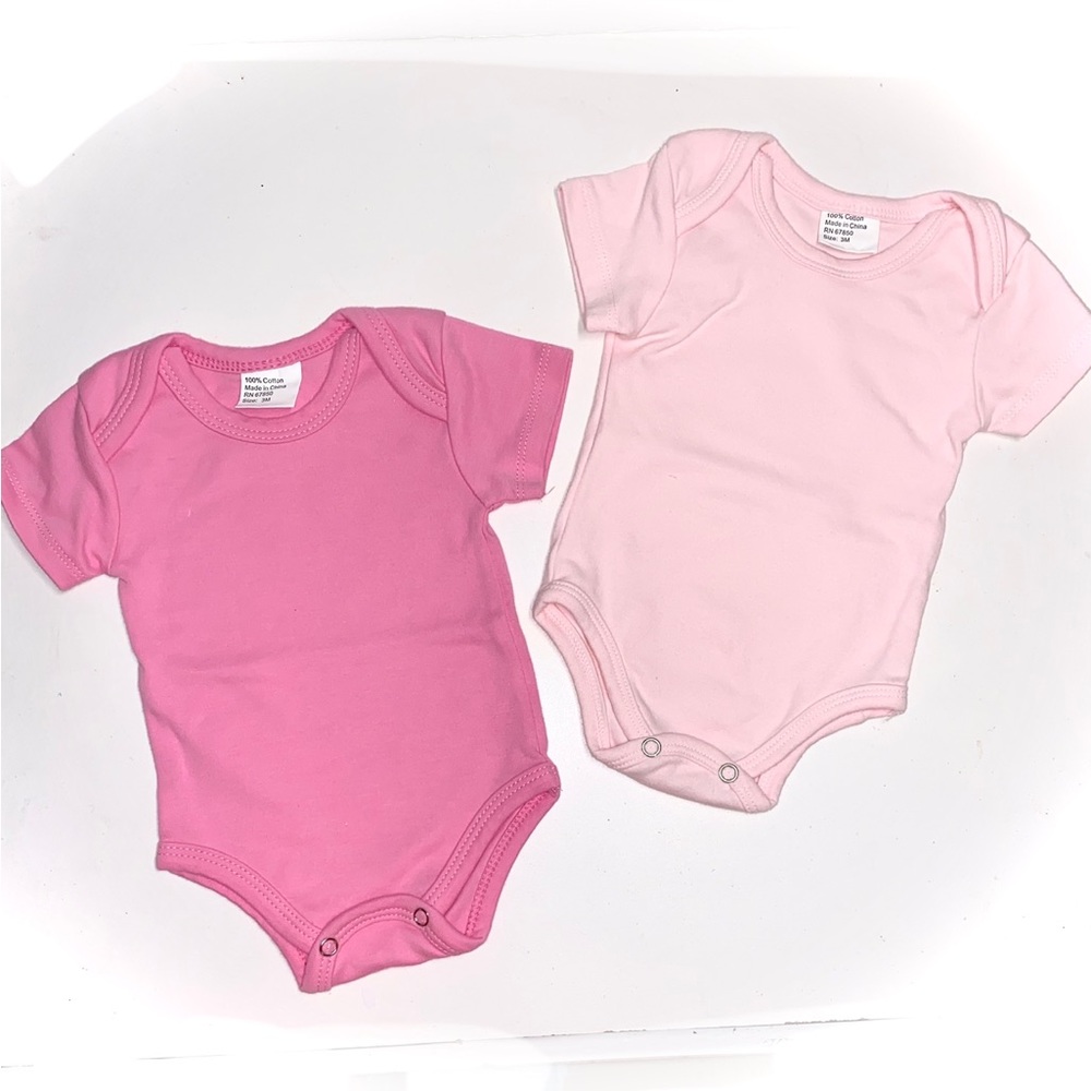 NEW! Pink onesies